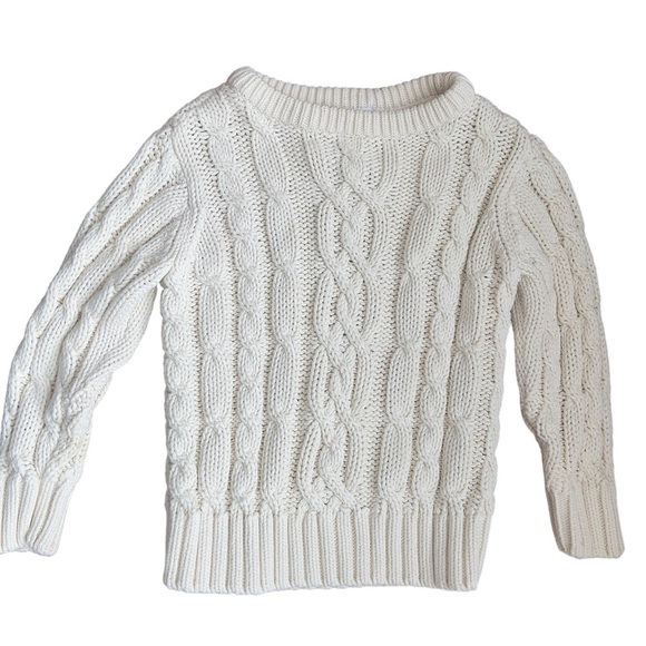 Old Navy Other - Old Navy Baby Toddler Sz 18-24m Off White Cable Knit Chunky Fisherman Sweater